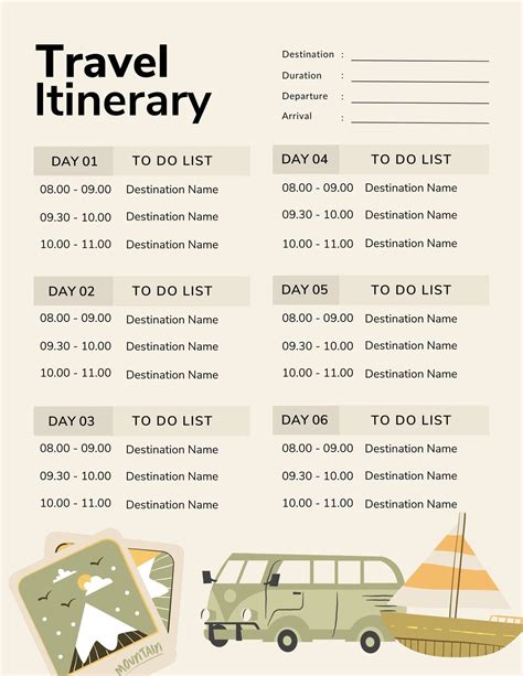 canva itinerary|canva itinerary template pdf.